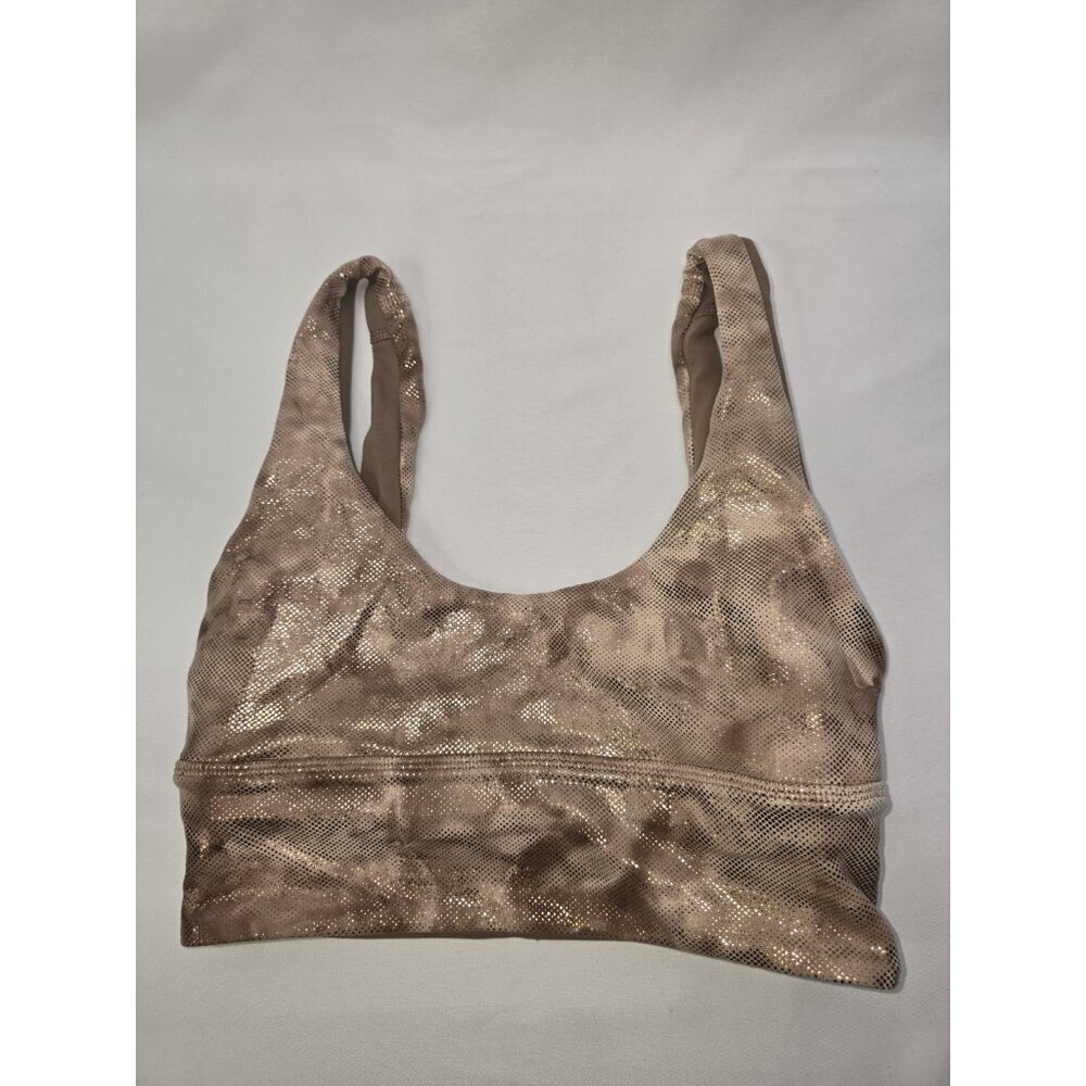 Lululemon Align Bra Reversible Light Support A / B Cup Diamond Dye Foil Size 2